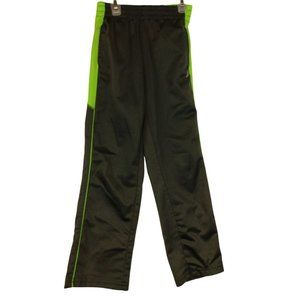 Exertek Youth Boys Black and Green Athletic Pants 6